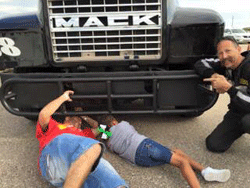 fans under truck